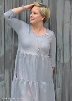 Preview: Baumwoll Jersey Great Fog Hellgrau-Rosa by Käselotti von Swafing
